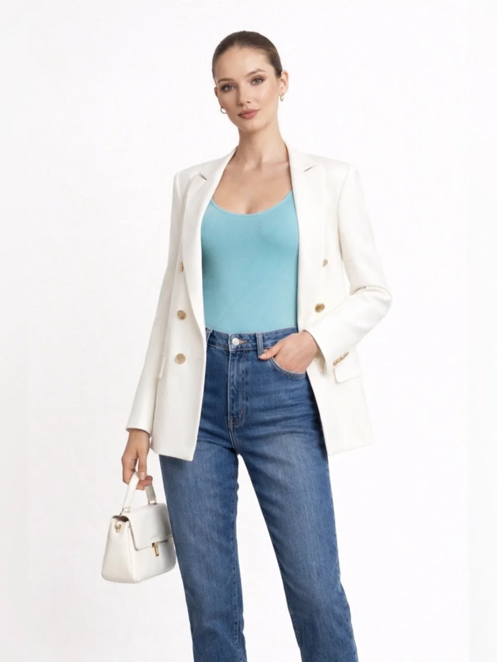 Free People Teal Bodysuit